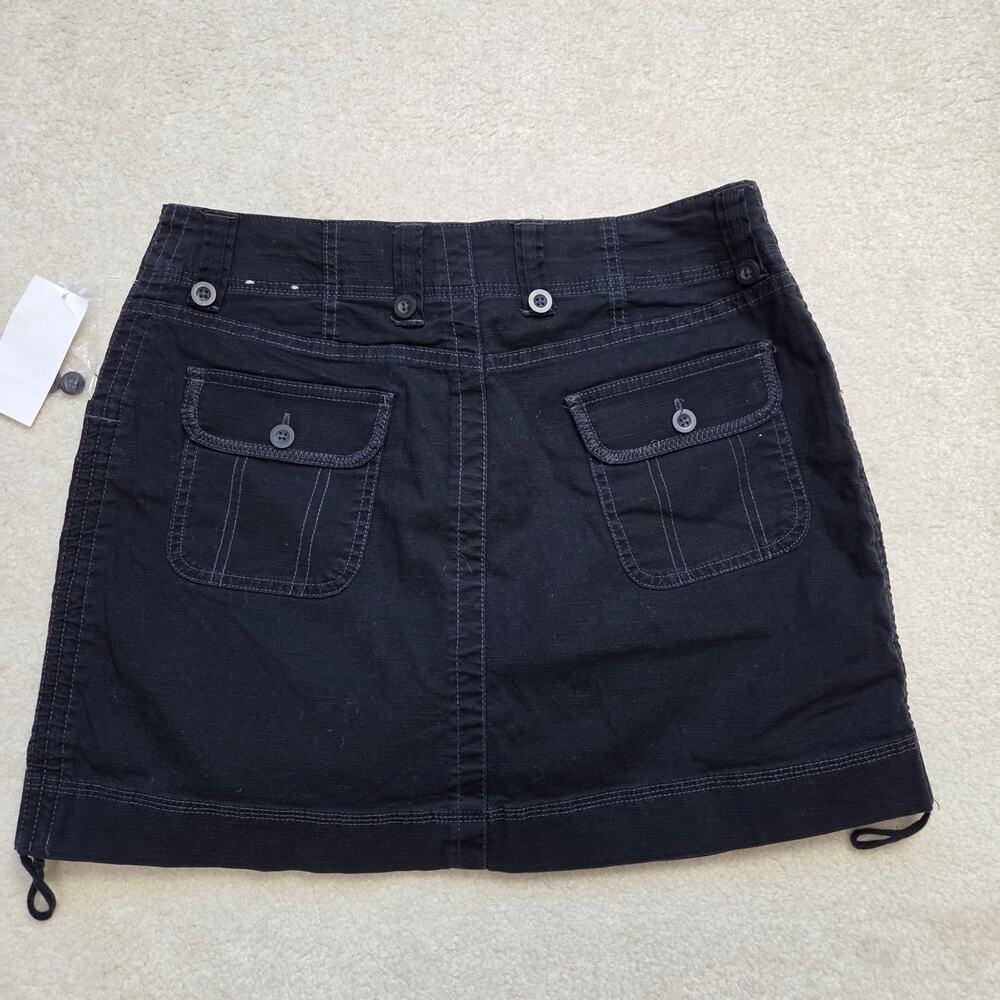 NWT Fashion Bug 90's Size 10 Black Cotton Blend Skort - Picture 2 of 12